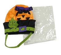 Nové - Oranžovo-černá taška- dýně 