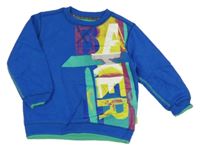 Modrá mikina s logem Baker