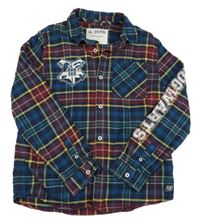 Modro-červeno-žlutá kostkovaná košile Harry Potter M&S