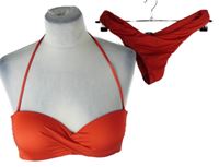 Dámské červené dvoudílné plavky Tezenis vel. 70A