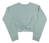 Světlemodrá crop mikina H&M