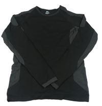 Černo-vzorované funkční triko zn. H&M