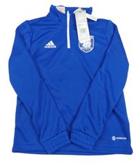 Nové - Modrá sportovní mikina Adidas