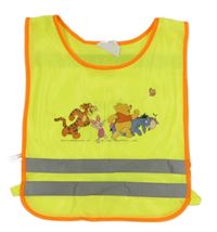 Neonově žlutá reflexní vesta s Púem a kamarády 