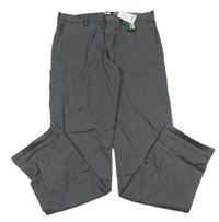 Nové - Tmavošedé plátěné chino kalhoty Next