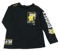 Černé triko s Pudsleym a nápisy George