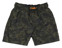 Khaki army plážové kraťasy Primark