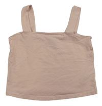 Světlerůžový crop top New Look