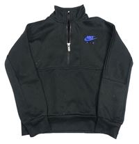 Černá sportovní funkční mikina s logem zn. Nike 