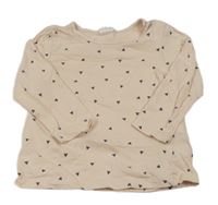 Světlerůžové triko se vzorem H&M