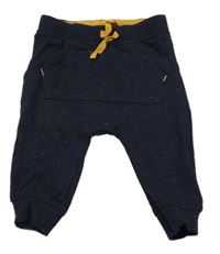 Tmavomodro-barevné melírované tepláky Nutmeg