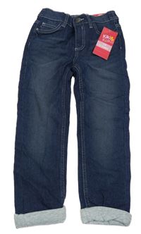 Nové - Tmavomodré podšité rifle Kiki&Koko