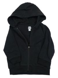 Černá propínací mikina s kapucí F&F