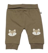 Hnědé tepláky s liškami Liegelind