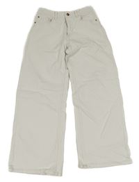 Bílé loose fit rifle H&M