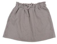 Černo-bílo-růžová kostičkovaná sukně Primark 