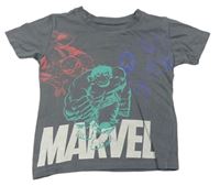 Šedé tričko s Avengers PRIMARK