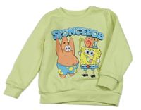 Světlezelená mikina se SpongeBobem PRIMARK