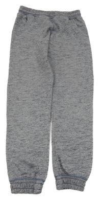 Šedo-tmavošedé melírované tepláky YIGGA