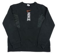 Černá mikina s logem Nike