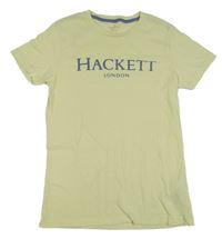 Světležluté tričko s logem Hackett