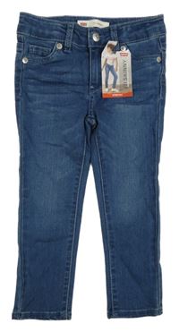 Nové - modré skinny teplákové rifle Levi´s