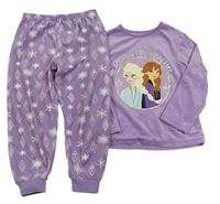 Levandulové plyšové pyžamo s Frozen Primark