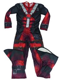 Kostým - Černo-červený overal - Deadpool