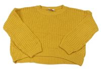 Okrový oversize svetr Topolino