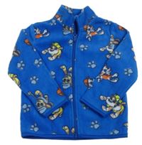 Modrá fleecová propínací mikina s Paw Patrol Nickelodeon