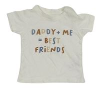 Bílé tričko s nápisem Matalan