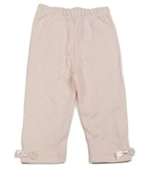 Světlerůžové legíny s mašlemi