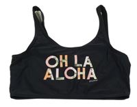 Černá plavková lambáda s nápisem