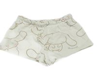 Smetanové teplákové kraťasy s králíky H&M