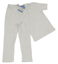 Nové - 2set - Bílé spodní tričko + kalhoty Alive