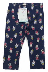Nové - Tmavomodré legíny s Minnie a Daisy Disney