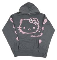 Tmavošedá mikina s Hello Kitty a kapucí H&M