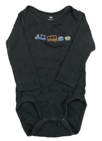 Tmavošedé body s vlakem H&M