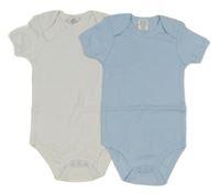 2x body - bílé + světlemodré 