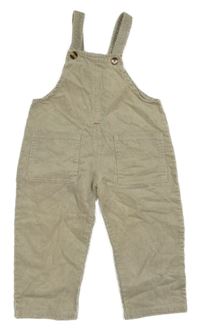 Šedé laclové manšestráky 