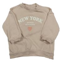 Světlerůžová mikina s nápisem H&M