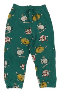 Zelené tepláky s míči Primark