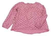 Růžová halenka s kočkami H&M
