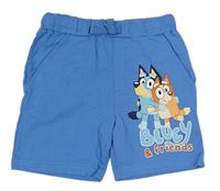 Modré teplákové kraťasy - Bluey