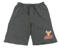 Tmavošedé kraťasy s Jerrym 