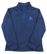 Tmavomodrá thermo mikina Odlo