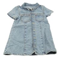 Světlemodré riflové propínací šaty Primark