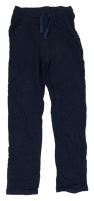 Tmavomodré lehké tepláky H&M