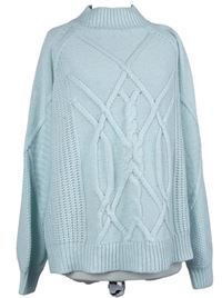 Dámský světlemodrý vzorovaný svetr Dorothy Perkins 
