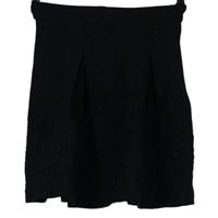 Dámská černá vzorovaná sukně 